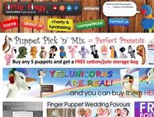 Tablet Screenshot of finger-puppets.co.uk
